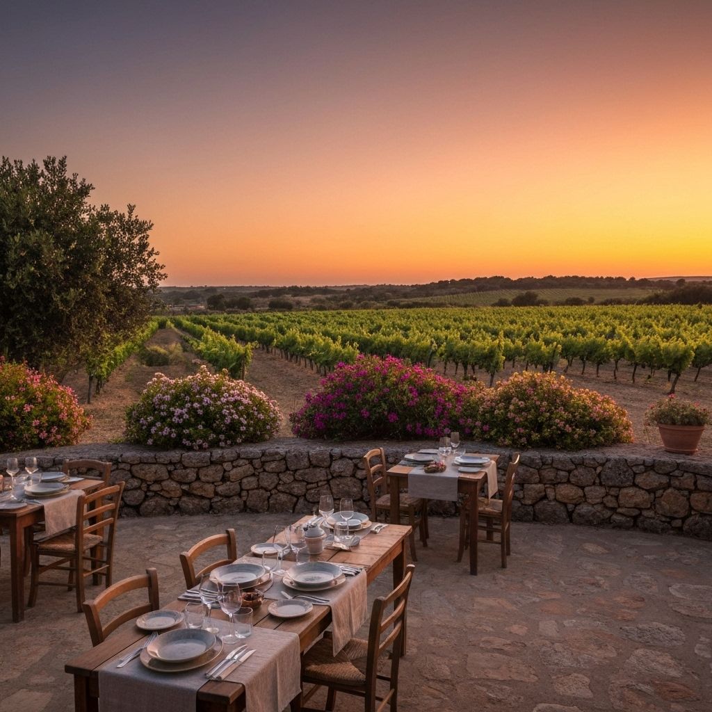 Private countryside dinner with live music