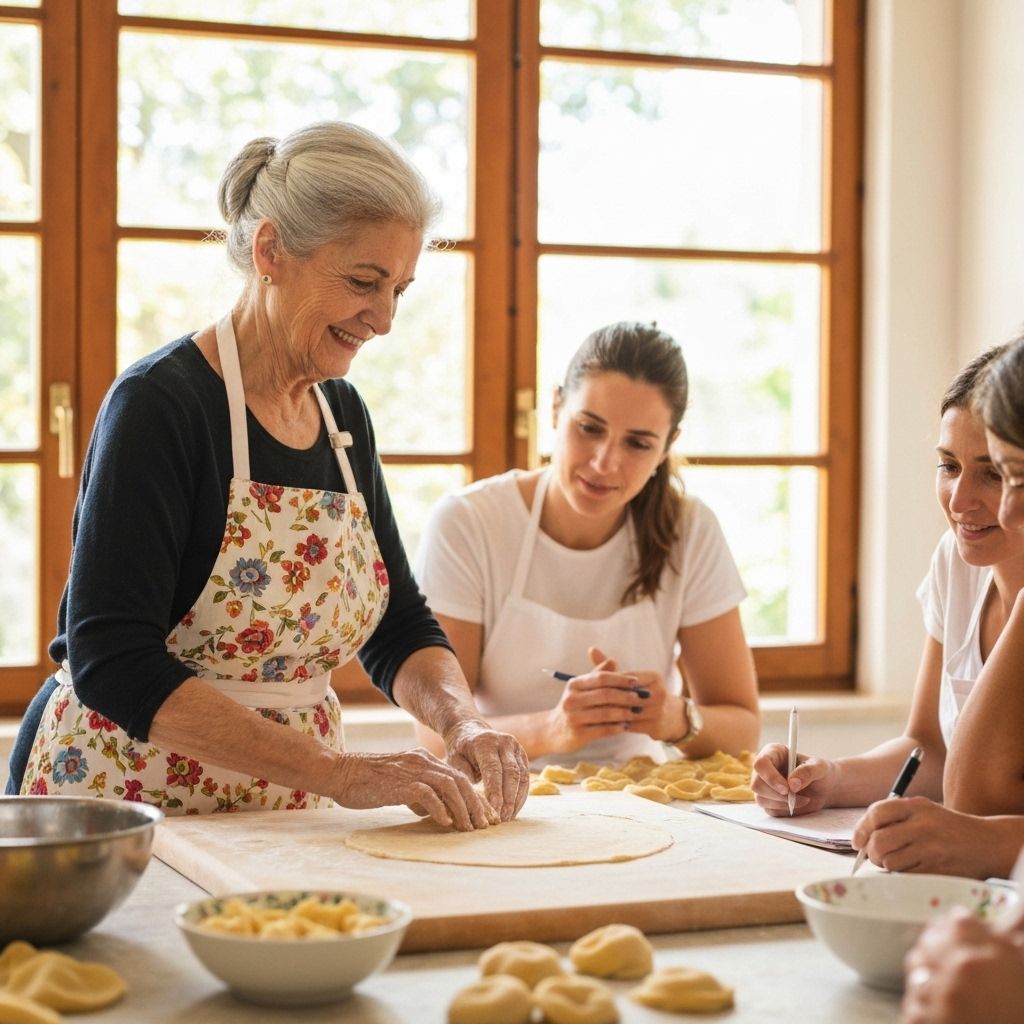 Cooking class with a Sicilian Nonna